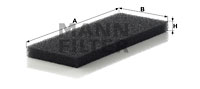 Raitisilmasuodatin MANN-FILTER CU 3001