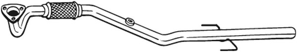 Pakoputki, Edessä, opel signum halvkombi, vectra c, vectra c gts, vectra c kombi, 13229909, 5854448
