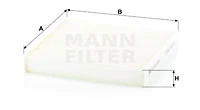 Raitisilmasuodatin MANN-FILTER CU 22 029