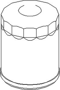 Öljynsuodatin, ford, 1 039 021, 1 220 880, 2U7J6714BA, 6 607 325, 6 607 326, 89FF6714A2C, 89FF6714A2E, EFL344
