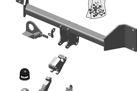 Vetokoukku (-laite) THULE 536200