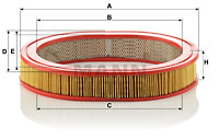 Ilmansuodatin MANN-FILTER C 2942