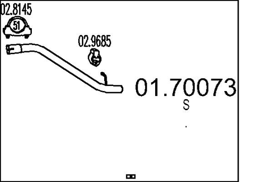 Pakoputki MTS 01.70073