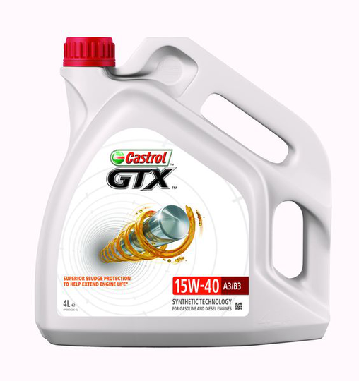 Moottoriöljy CASTROL GTX 15W40 4L