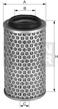 Ilmansuodatin MANN-FILTER C 36 1142