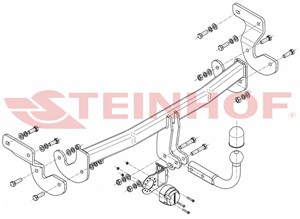 Vetokoukku, vakio, hyundai i40 i
