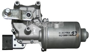 Pyyhkijän moottori, Edessä, skoda fabia i, fabia combi i, fabia praktik i, fabia sedan i, vw polo, polo sedan iv, 6Q1955113, 6Q1955119,