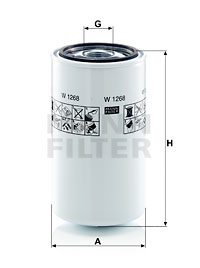 Hydrauliikkasuodatin, automaattivaihteisto MANN-FILTER W 1268