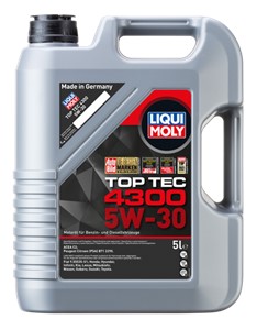 Moottoriöljy Liqui Moly Top Tec 4300 5W-30 5L, Universal