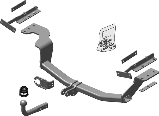 Vetokoukku BRINK 493700 Nissan X-Trail '07-13
