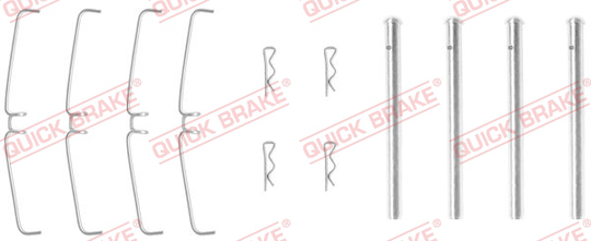 Tarvikesarja, jarrupala QUICK BRAKE 109-0965