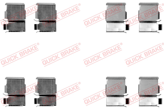 Tarvikesarja, jarrupala QUICK BRAKE 109-1033
