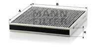 Raitisilmasuodatin MANN-FILTER CUK 2246