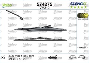 Pyyhkijänsulka, Edessä, citroën,peugeot,renault, 16 131 600 80, 1613160080, 6423J6, 6423-J6, 6423L6, 6423-L6, 6426NF, 6426-NF, 6426NH, 6