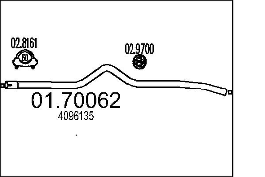 Pakoputki MTS 01.70062