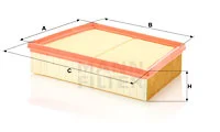 Ilmansuodatin MANN-FILTER C 28 022