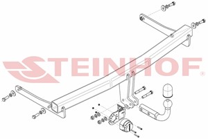 Vetokoukku, vakio, vw passat cc b6