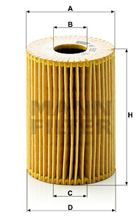 Öljynsuodatin MANN-FILTER HU 825 x