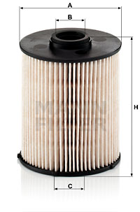 Polttoainesuodatin MANN-FILTER PU 839 x