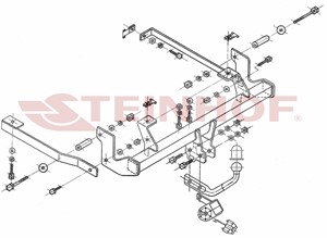 Vetokoukku, vakio, citroën c8, fiat ulysse, lancia phedra, peugeot 807