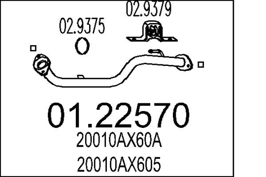 Pakoputki MTS 01.22570