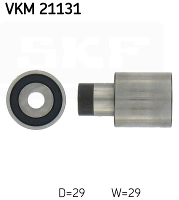 Ohjainrulla, hammashihna SKF VKM 21131