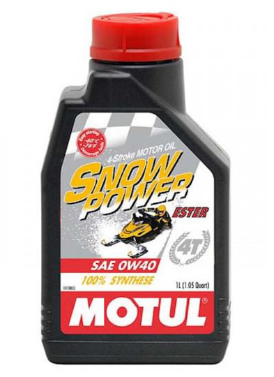 Moottoriöljy MOTUL SNOWPOWER 0W40 4T 1L
