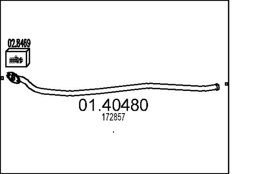 Pakoputki MTS 01.40480