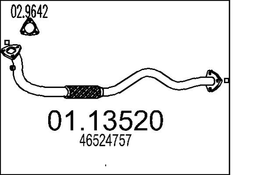 Pakoputki MTS 01.13520