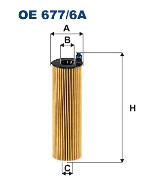 Öljynsuodatin FILTRON OE 677/6A