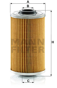 Suodatin, työhydrauliikka MANN-FILTER H 9009