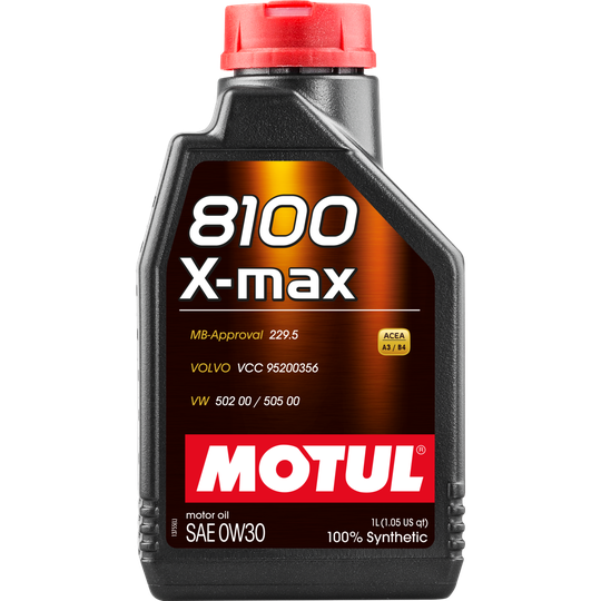 Moottoriöljy MOTUL 8100 X-MAX 0W30 1L