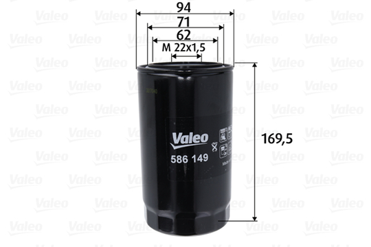 Öljynsuodatin VALEO 586149