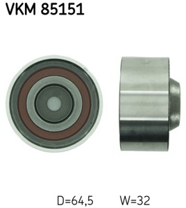 Ohjainrulla, hammashihna, mitsubishi galant viii, pajero pinin i, MD 377198