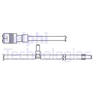Kulumisenilmaisin, jarrupala, Etuakseli, Taka-akseli, porsche 911, 911 cabriolet, 911 targa, boxster, boxster spyder, cayman, 9966123650
