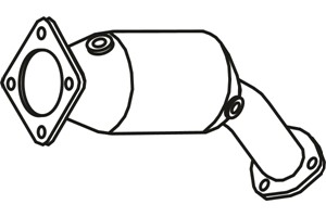 Katalysaattori, audi a4 b7, a4 b7 avant, a6 c6, a6 c6 avant, 8E0254200HX