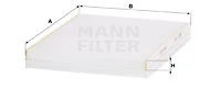 Raitisilmasuodatin MANN-FILTER CU 3059