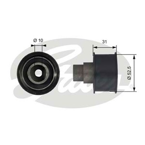 Ohjainrulla, hammashihna, opel,vauxhall, 5636424, 636418, 90411787, 9128741