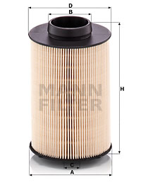 Polttoainesuodatin MANN-FILTER PU 10 020 x