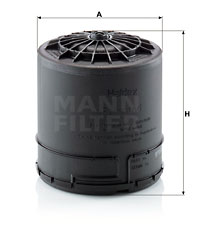 Ilmankuivaus patruuna, paineilmalaite MANN-FILTER TB 15 001 z KIT