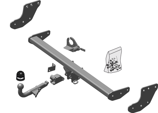 Vetokoukku BRINK 404400 Volvo XC90 '02-14