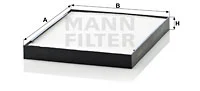 Raitisilmasuodatin MANN-FILTER CU 2634