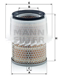 Ilmansuodatin MANN-FILTER C 16 148