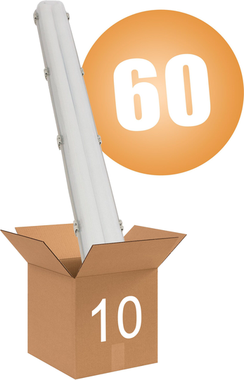 Led-loisteputkivalaisin 60 cm tukkupakkaus, Vatti