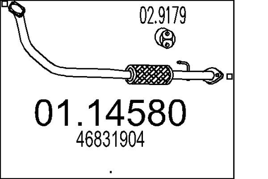 Pakoputki MTS 01.14580