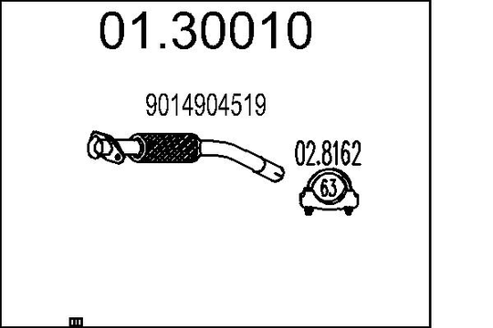 Pakoputki MTS 01.30010