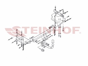 Vetokoukku, vakio, hyundai tucson, kia sportage ii