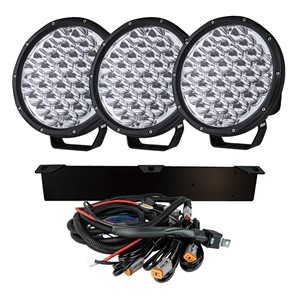 Valmis sarja 3X LDL-06 Lisävalot 9 " LED, Universal