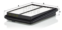 Ilmansuodatin MANN-FILTER C 26 089
