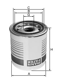 Ilmankuivaus patruuna, paineilmalaite MANN-FILTER TB 1394/8 x